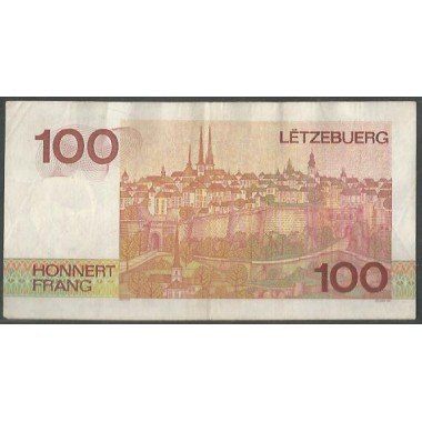 Luxemburgo, 100 Francs ND1986 P58