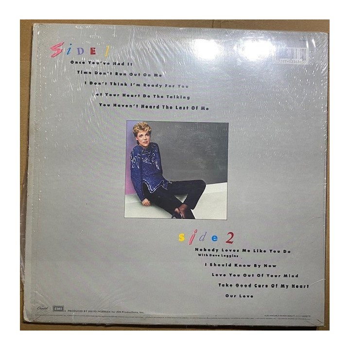 Anne Muray - Heart over mind - Usa 1984 reverso