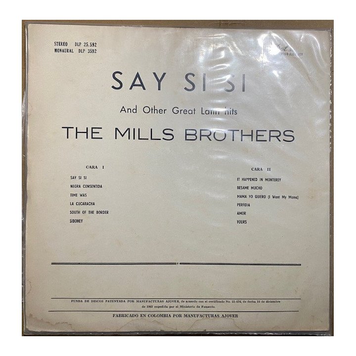 Mills brothers - Usa reverso