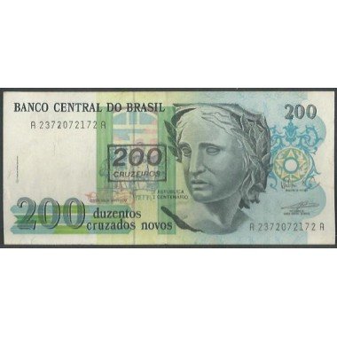 Brasil, 200 Cruzeiros ND1990 P225b