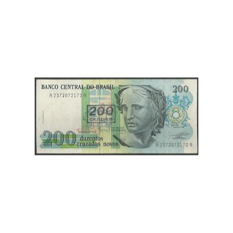 Brasil, 200 Cruzeiros ND1990 P225b