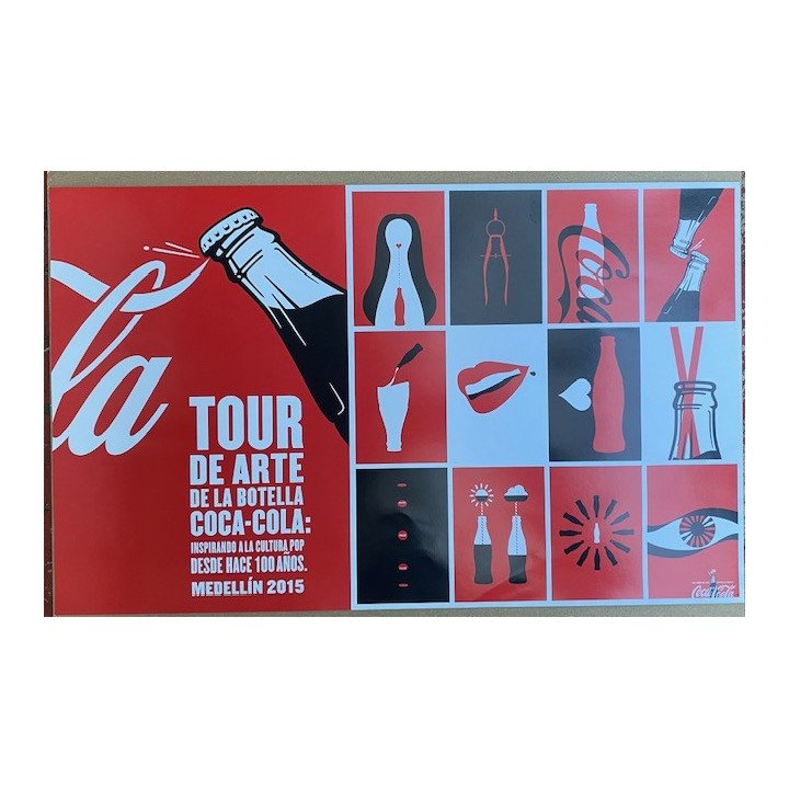 Afiche Tour de la botella 30 cm X 48 cm
