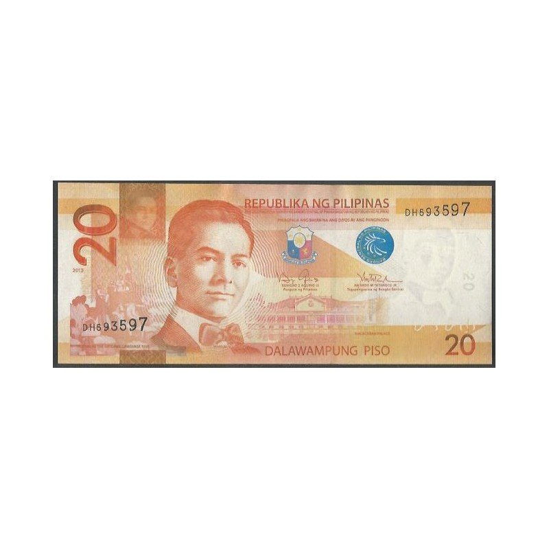 Filipinas, 20 Piso 2013 P206a