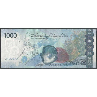 Filipinas, 1.000 Piso 2012 P211a