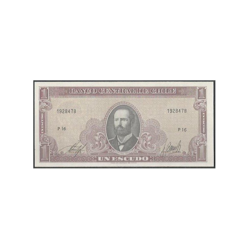 Chile, 1 Escudo ND1964 Serie P P136 (2-1)