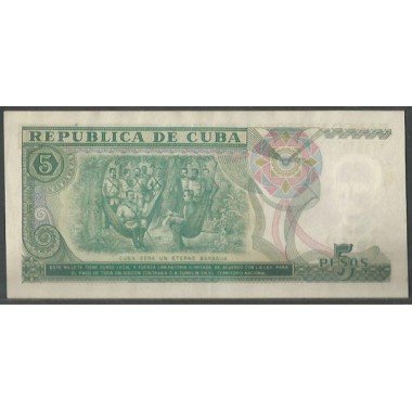 Cuba, 5 Pesos 1991 P108
