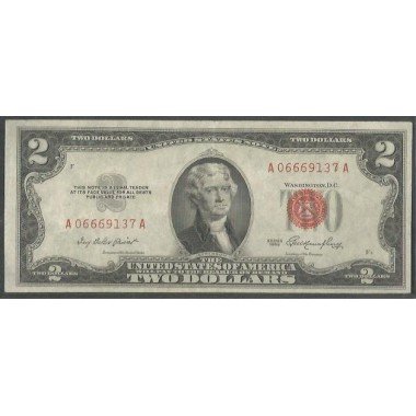 Estados Unidos, 2 Dollars 1953 P380