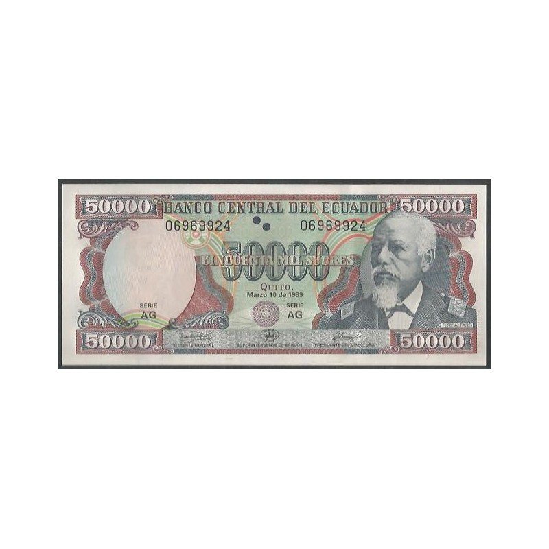 Ecuador, 50.000 Sucres 10 Mar 1999 AG P130c