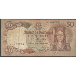 Portugal 50 Escudos 28 Feb 1964 P168