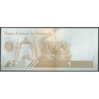 Venezuela, 1.000.000 Bolivares 3 Sep 2020 C8 Dig P114a