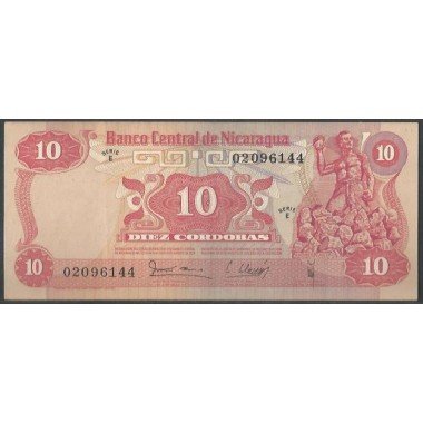 Nicaragua, 10 Cordobas D1979 E P134