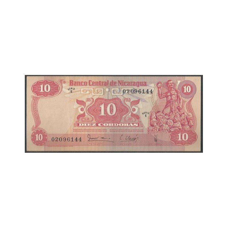 Nicaragua, 10 Cordobas D1979 E P134