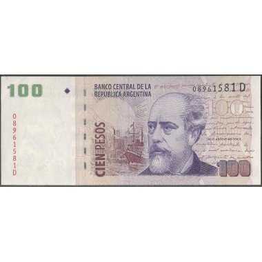 Argentina, 100 Pesos ND2003 Serie D P357a