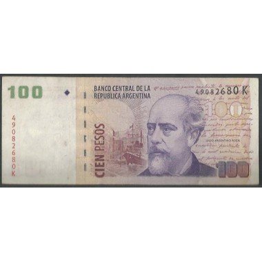 Argentina, 100 Pesos ND2003 Serie K P357a