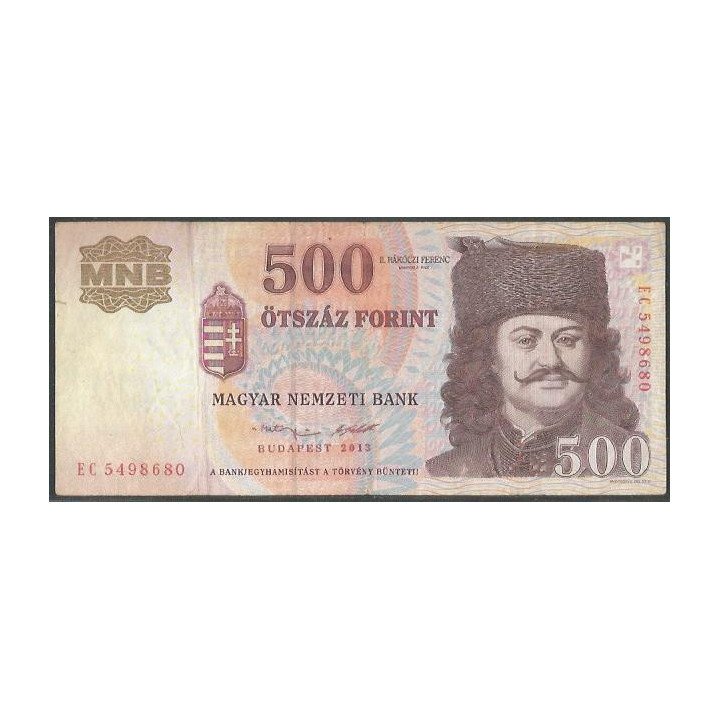 Hungria 500 Forint 2013 P196e
