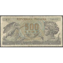 Italia 500 Liras 23 Feb 1970 P93a