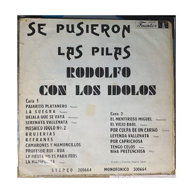 Rodolfo con los Idolos, Se pusieron las pilas - Colombia