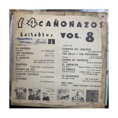 14 Cañonazos Bailables, Vol 8 - Colombia