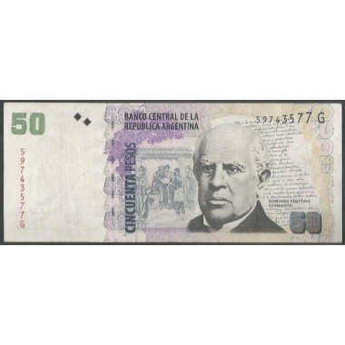 Argentina, 50 Pesos ND2003-13 Serie G P356