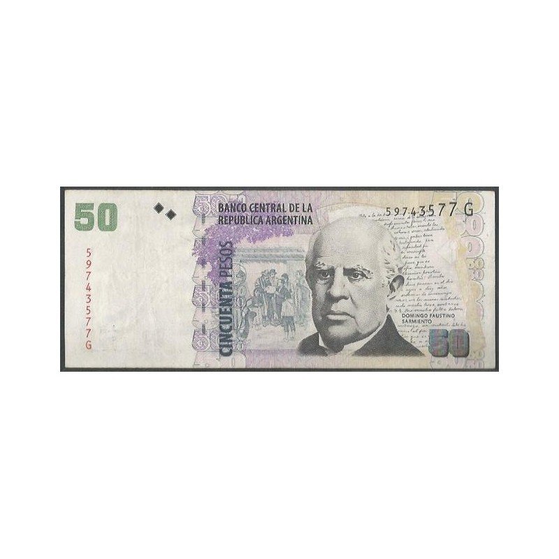 Argentina, 50 Pesos ND2003-13 Serie G P356