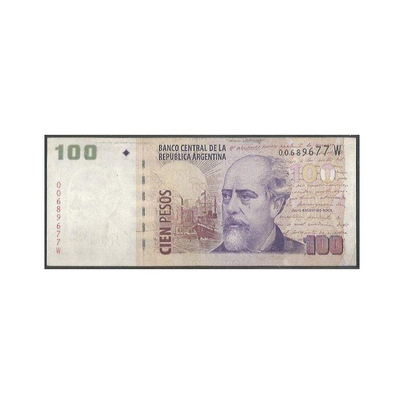 Argentina, 100 Pesos ND2003 Serie W P357a