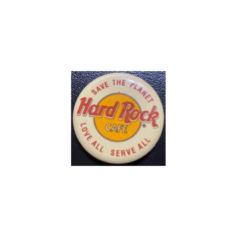 Hard Rock Cafe, Boton Save the planet