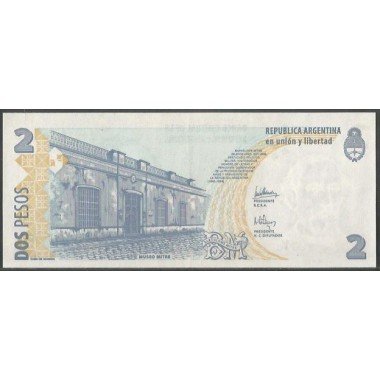 Argentina, 2 Pesos ND2002 Serie H P352