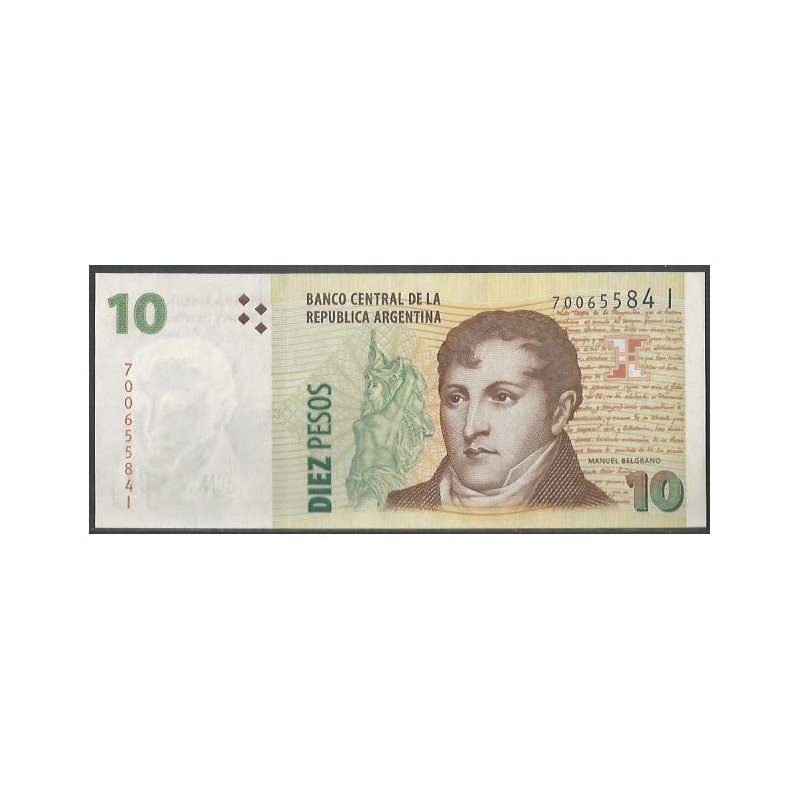 Argentina, 10 Pesos ND2003 Serie I P354a