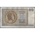 Yugoeslavia, 20 Dinara 6 Sep 1936 P30