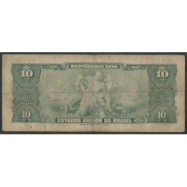 Brasil, 10 Cruzeiros ND1963 P167b