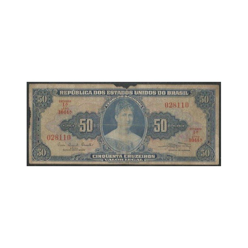 Brasil, 50 Cruzeiros ND1961 P169
