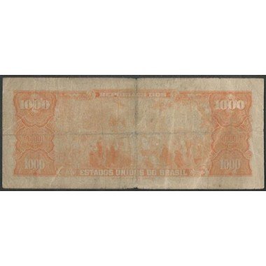 Brasil, 1 Cruzeiro Novo ND1966-7 P187b