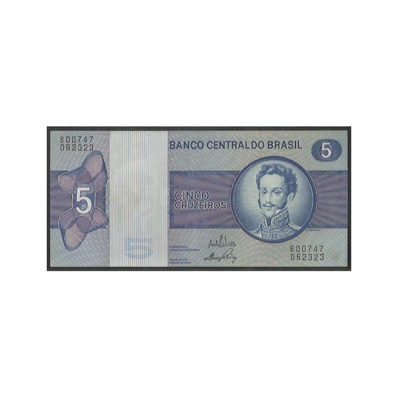 Brasil, 5 Cruzeiros ND1973 P192b