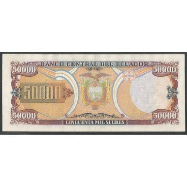 Ecuador, 50.000 Sucres 10 Mar 1999 AI P130c