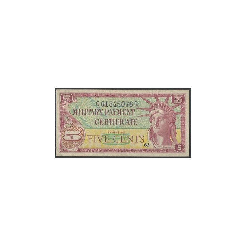Estados Unidos - MPC, 5 Cents ND1961 PM43a
