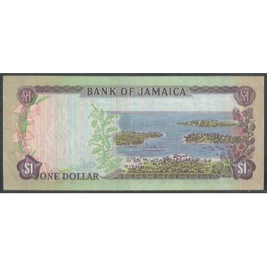 Jamaica, 1 Dollar L1960 (76) Firma 4 P59a