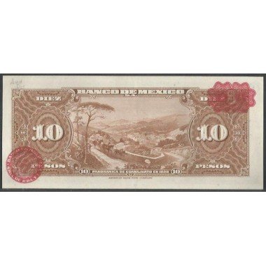 Mexico, 10 Pesos 25 Ene 1961 Serie JP P58h