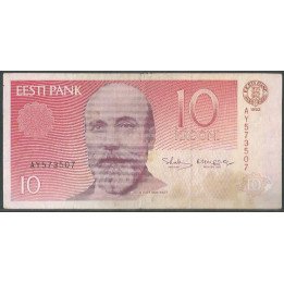 Estonia 10 Krooni 1992 P72b