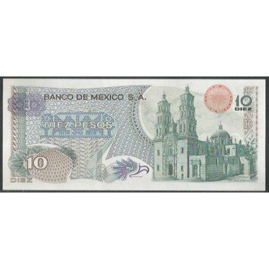 Mexico, 10 Pesos 18 Feb 1977 Serie 1FB P63i