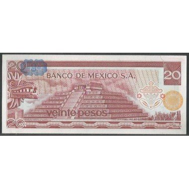 Mexico, 20 Pesos 8 Jul 1976 Serie CP P64c