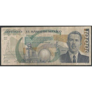 Mexico, 10.000 Pesos 1 Feb 1988 Serie ND P90b