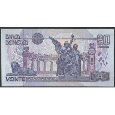 Mexico, 20 Pesos 17 Mar 1998 Serie BD P106c