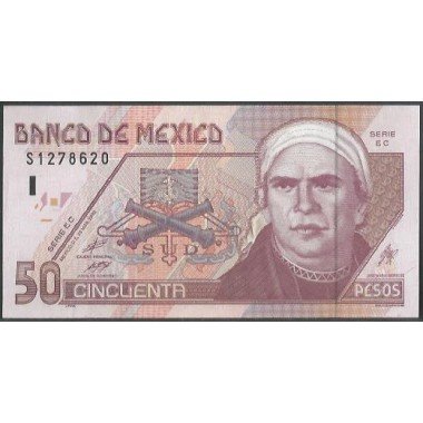 Mexico, 50 Pesos 26 Mar 2002 Serie EC P117b