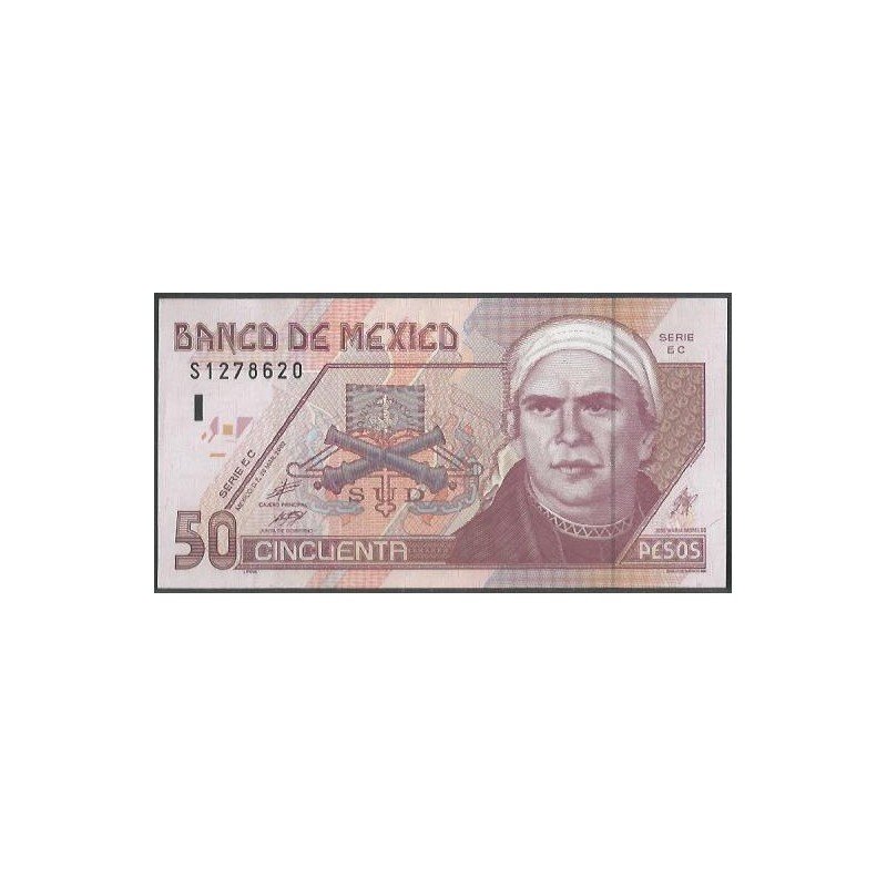 Mexico, 50 Pesos 26 Mar 2002 Serie EC P117b