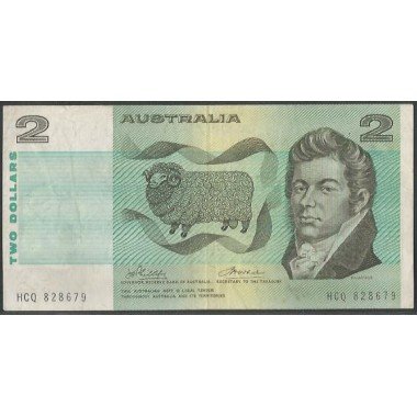 Australia, 2 Dollars ND1979 P43c