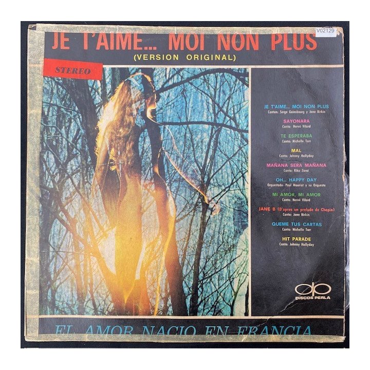 Je t'aime... moi non plus - Colombia