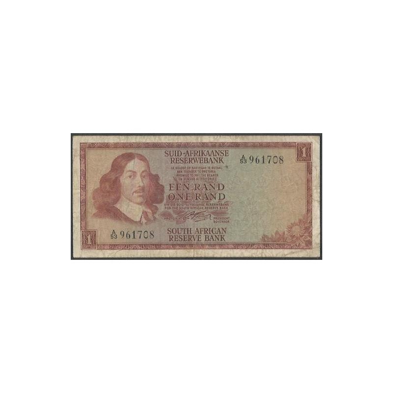Sur Africa, 1 Rand ND1966 Firma 4 P110a