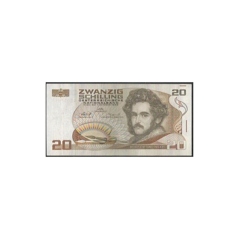 Austria, 20 Schilling 1 Oct 1986 P148
