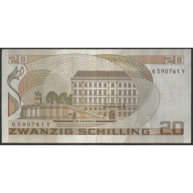 Austria, 20 Schilling 1 Oct 1986 P148