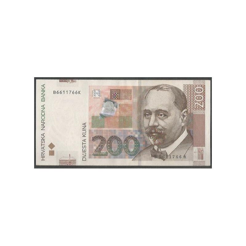 Croacia, 200 Kuna 9 Sep 2012 P42b